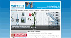 Desktop Screenshot of heizung-wieser.at